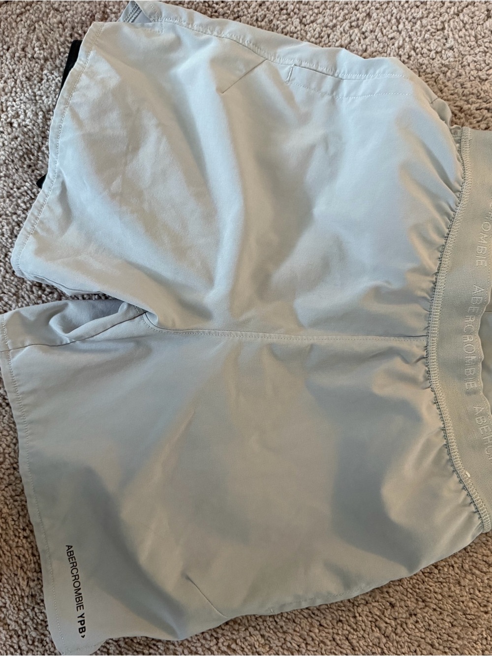Youth Abercrombie & Fitch grey Athletic Shorts